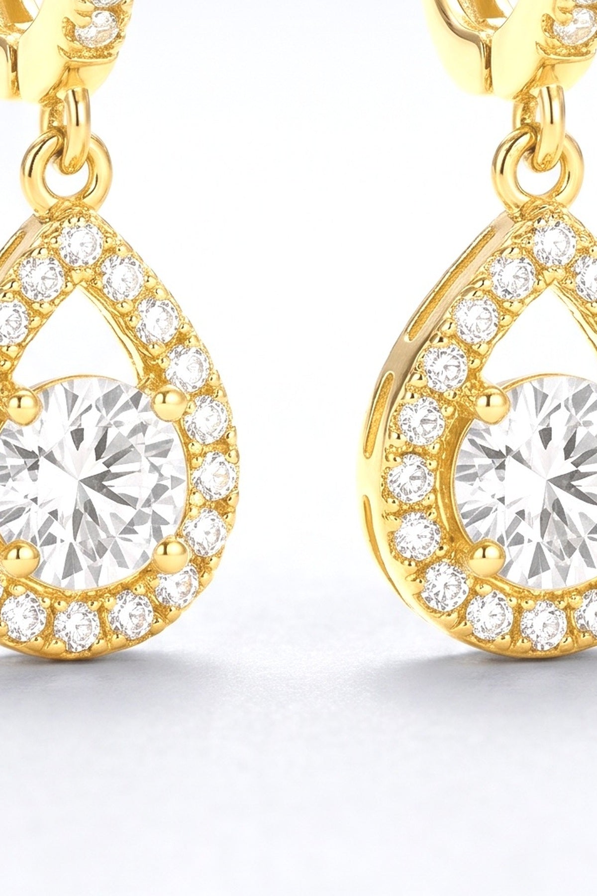 Drop Earrings, fabric detail