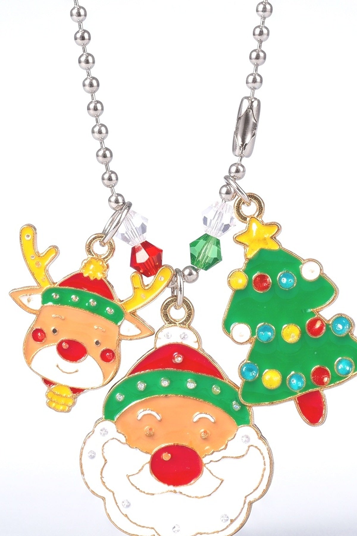 Pendant Necklace, fabric detail