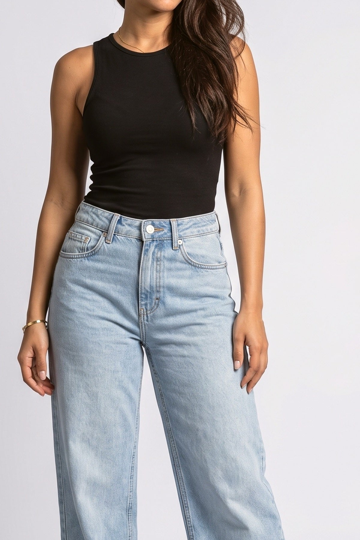 Denim Women's Jeans, fabric detail