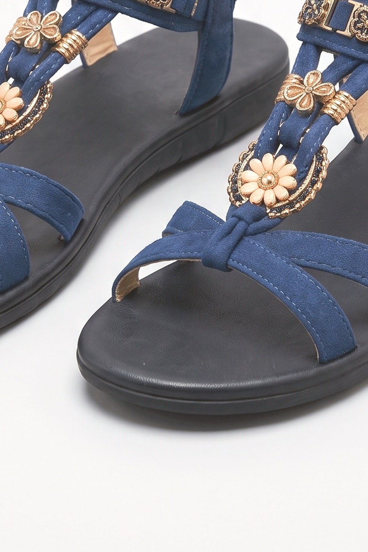 Platform Sandals, fabric detail