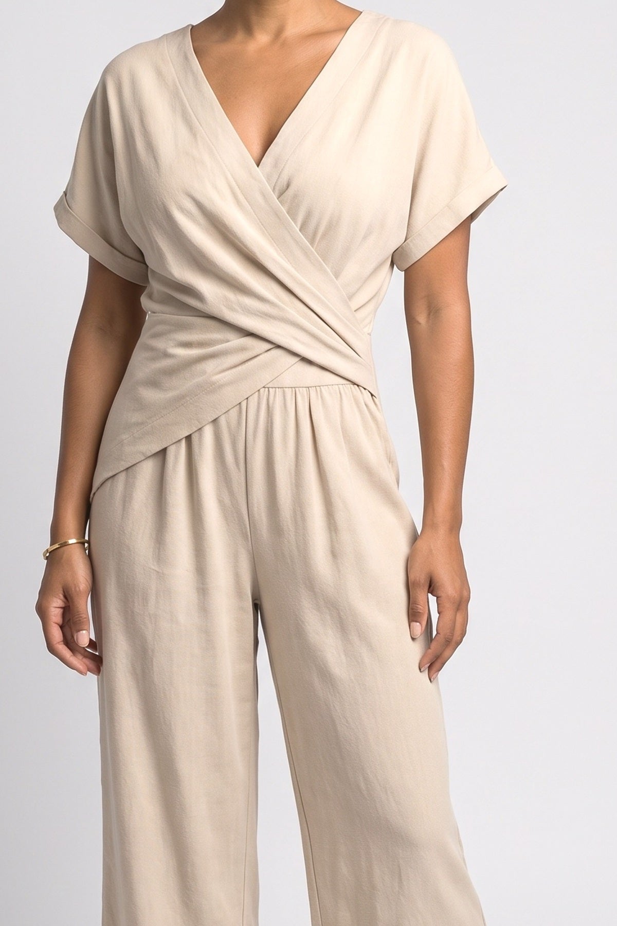 Wrap Two Piece Outfit, fabric detail