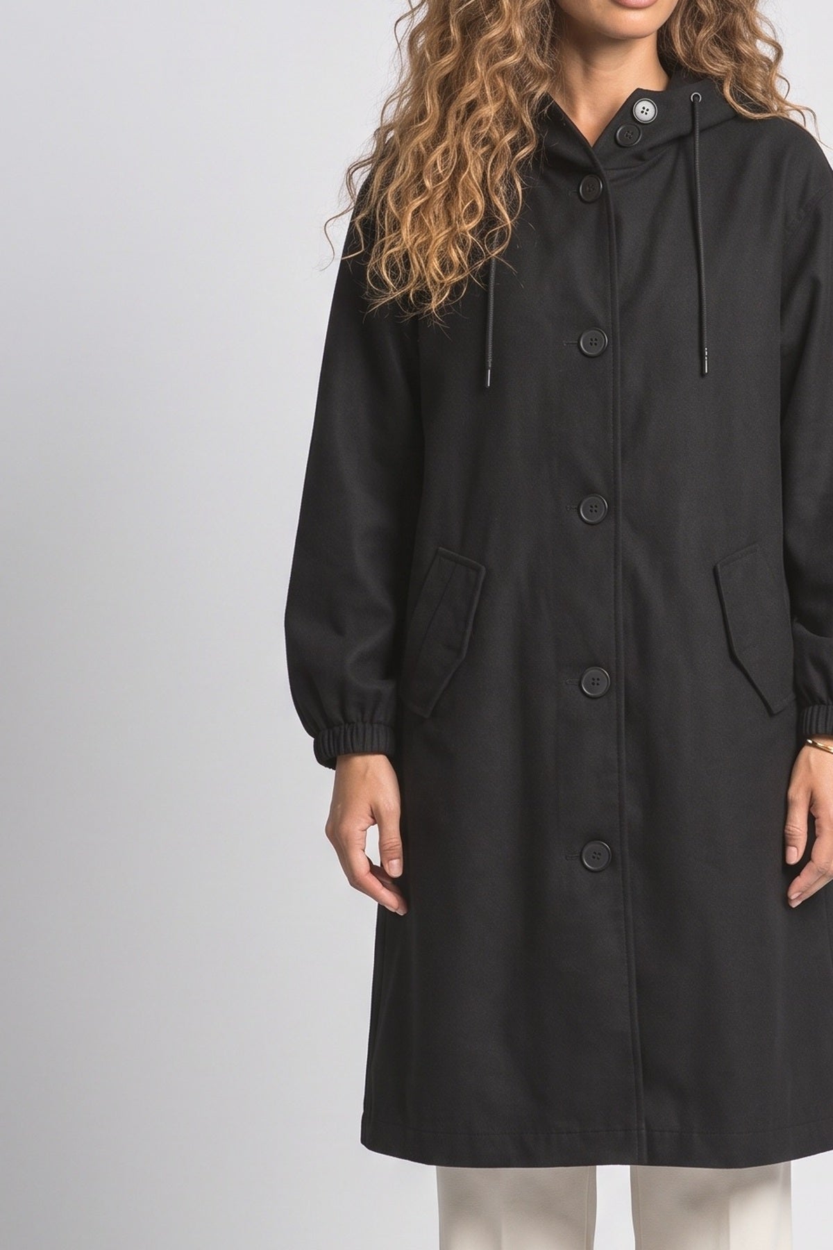 Wool Coat, fabric detail