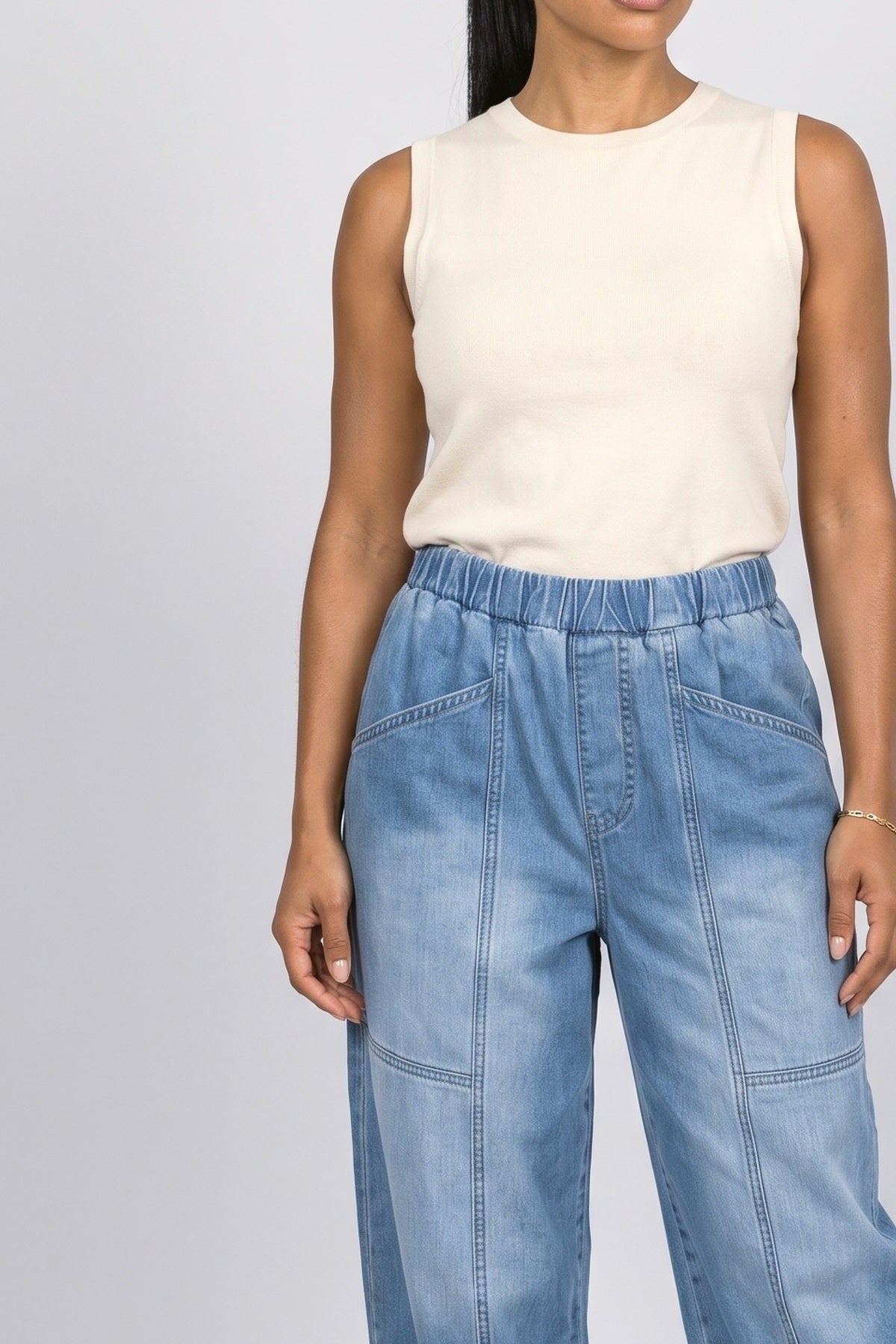 Denim Women's Jeans, fabric detail
