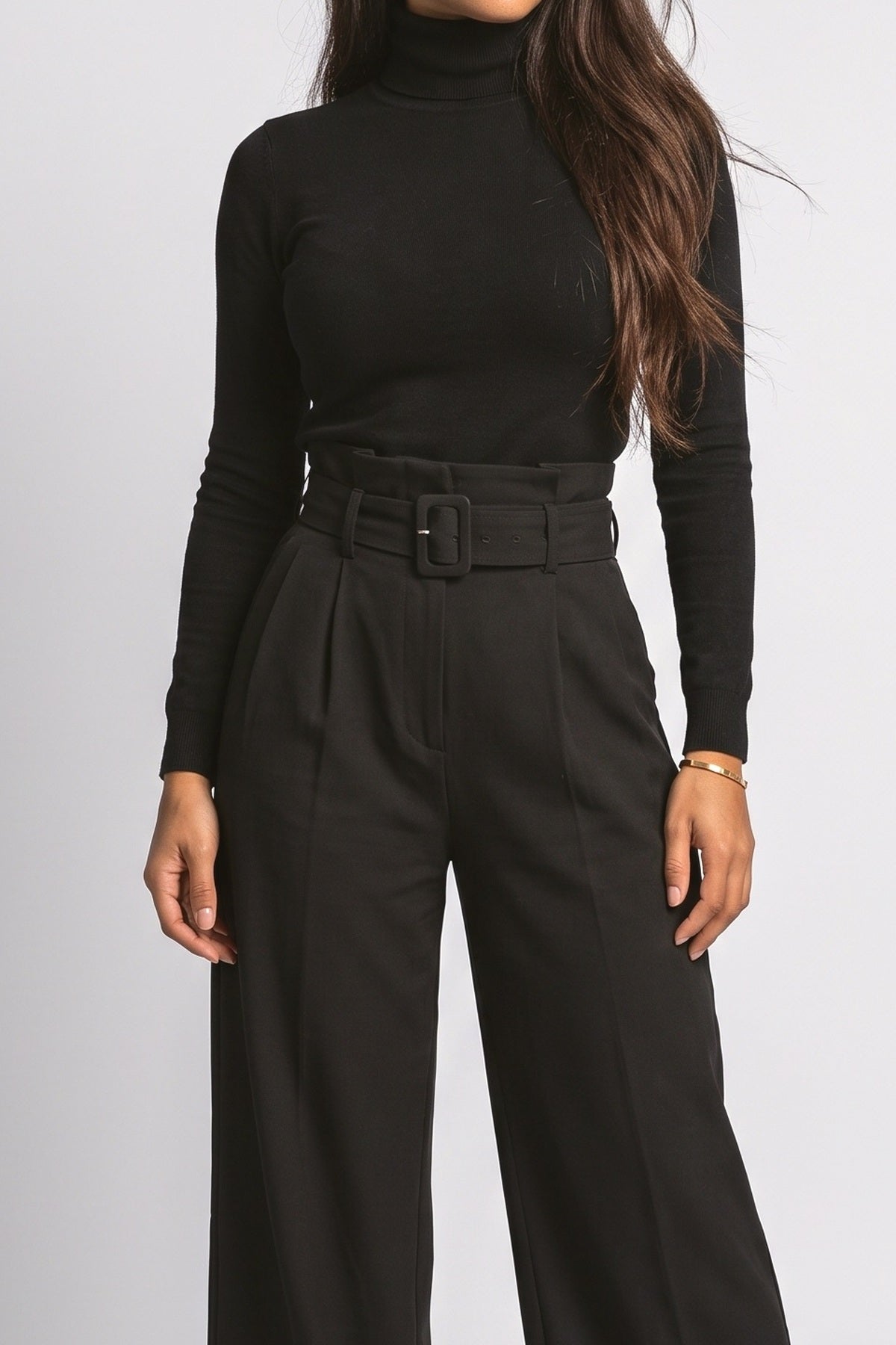 Turtleneck Two Piece Outfit, fabric detail