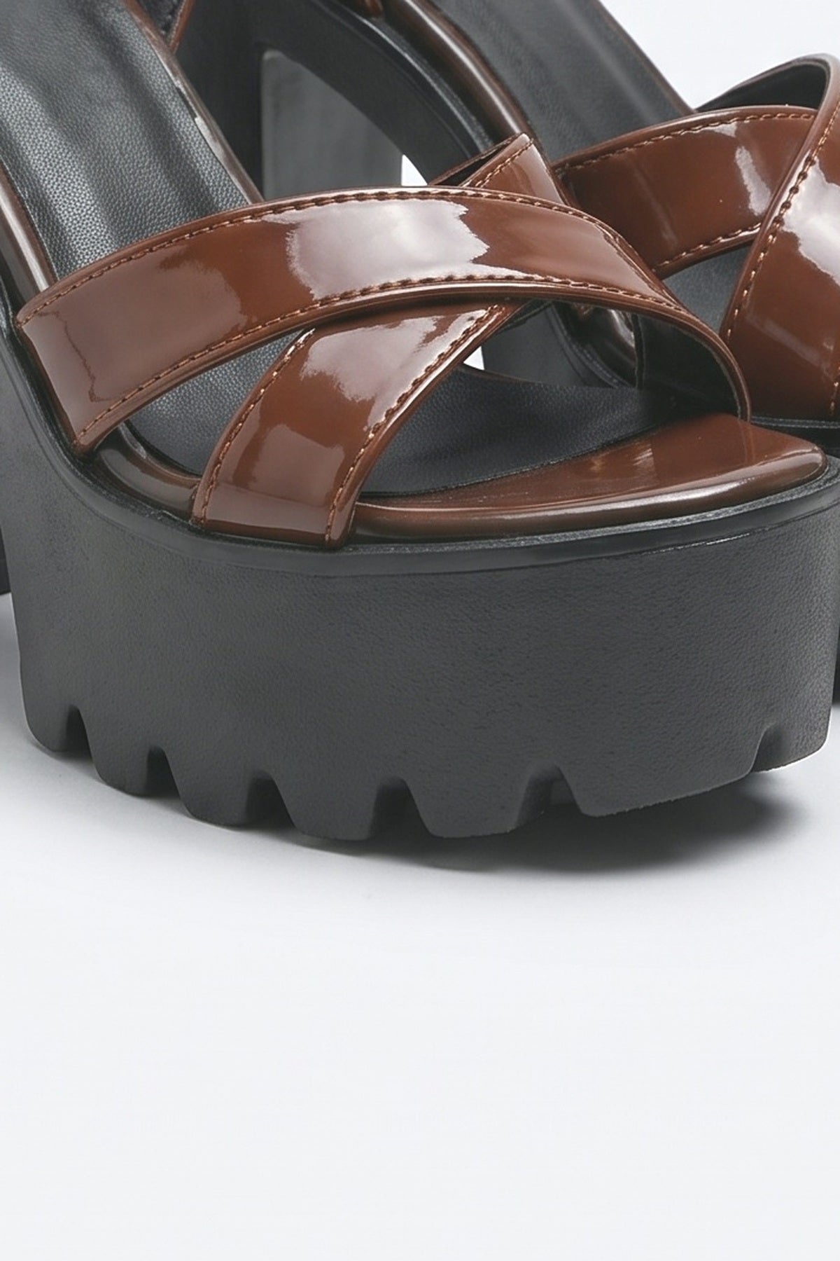 Block Heel Pumps, fabric detail