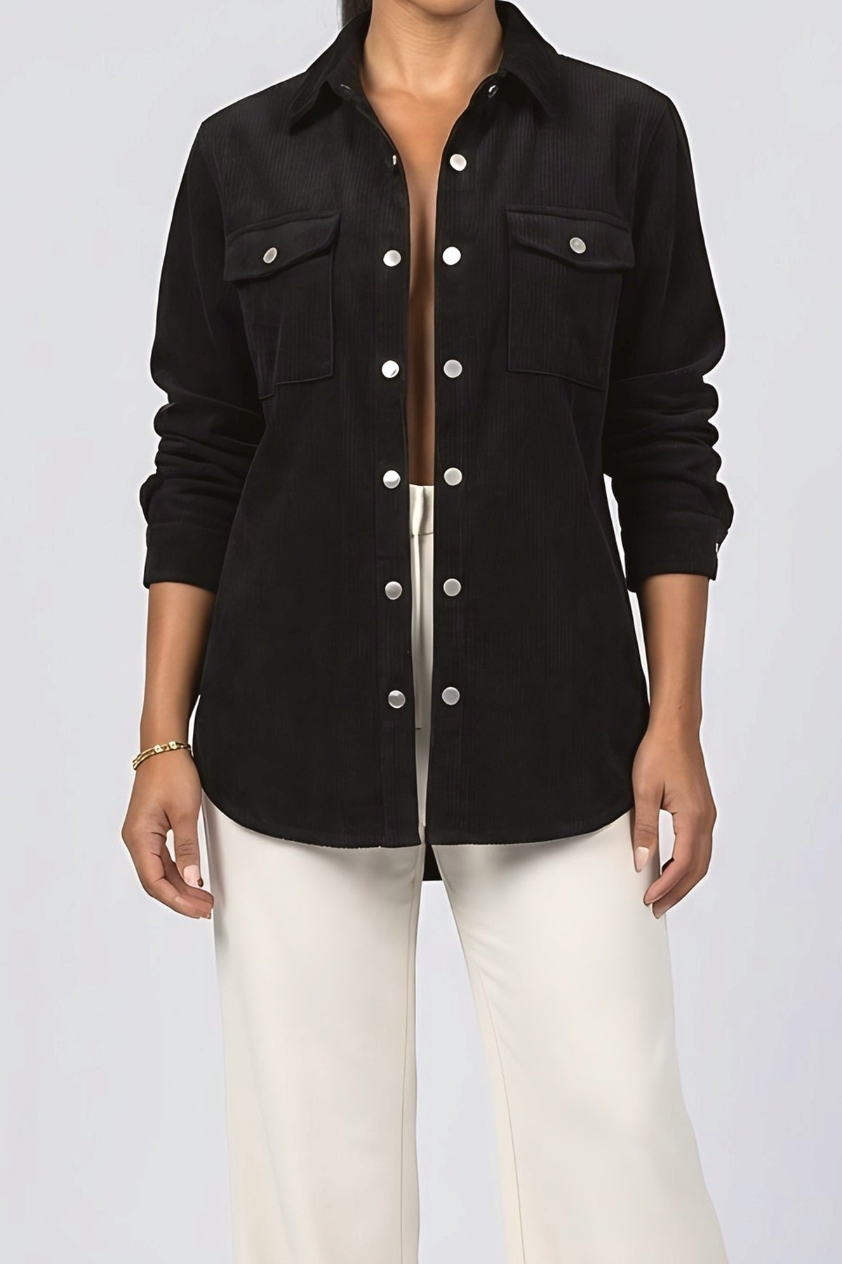 Oversized Denim Jacket, fabric detail