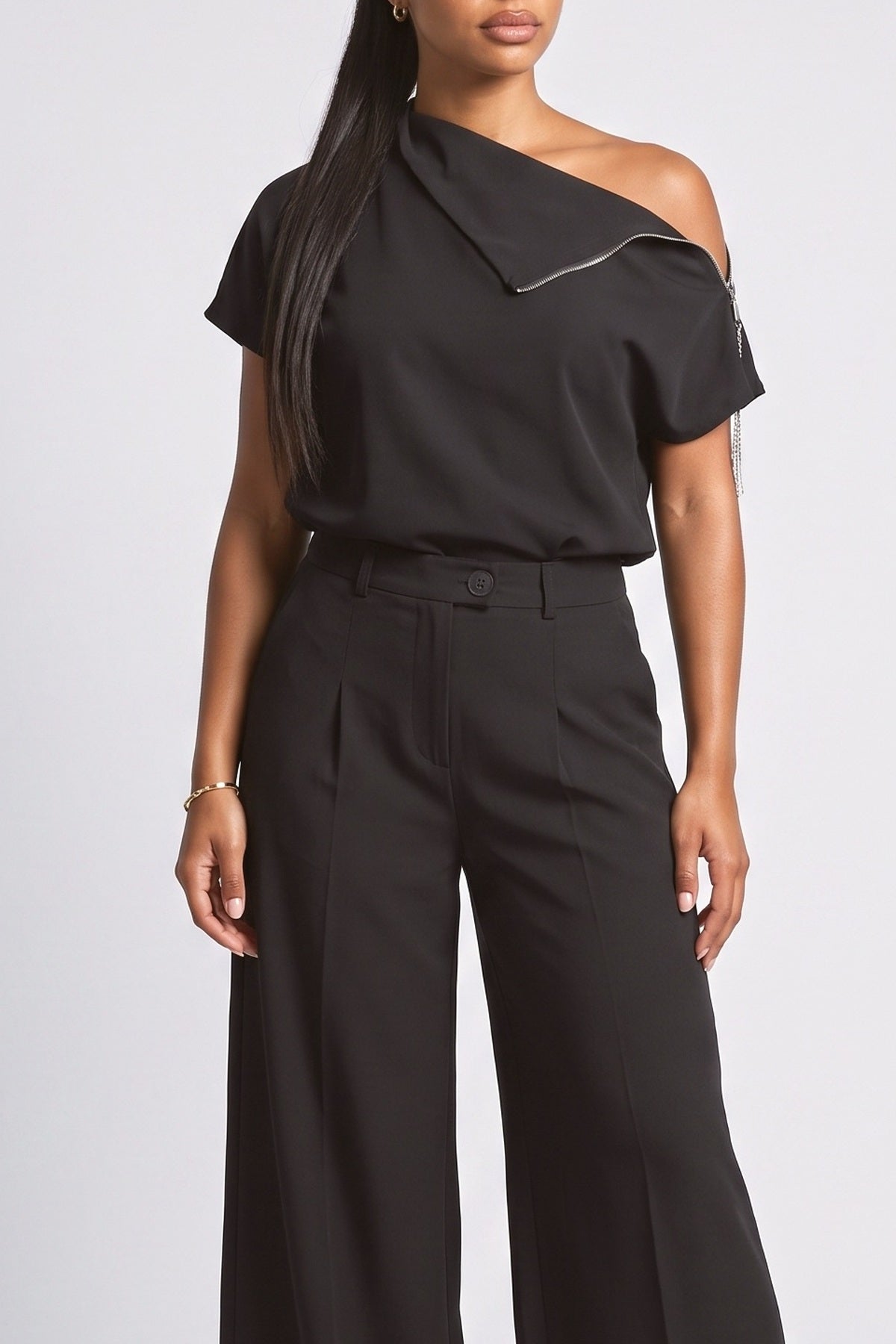 Off-Shoulder Outfit Set, fabric detail