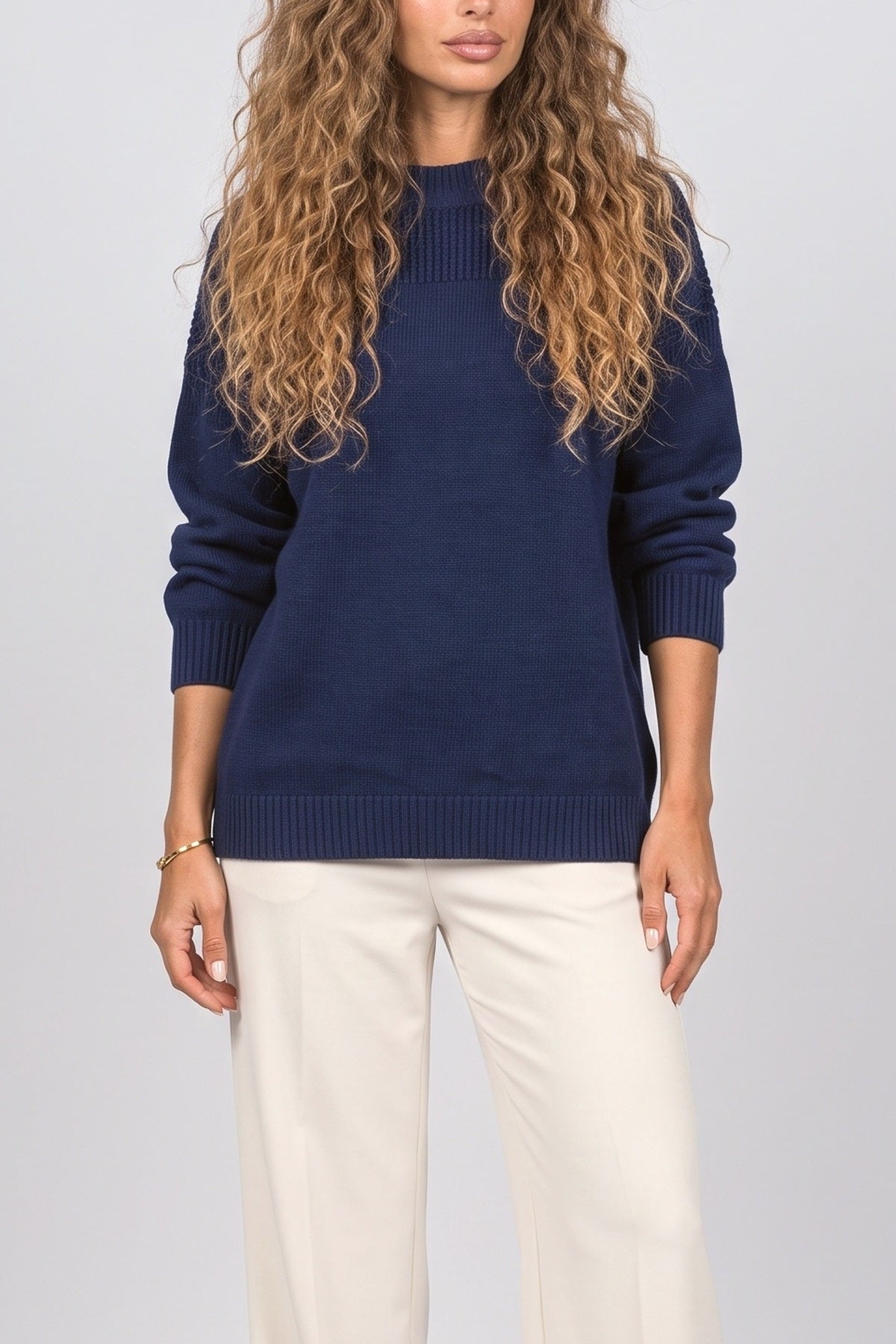 Knit Oversized Sweater, fabric detail