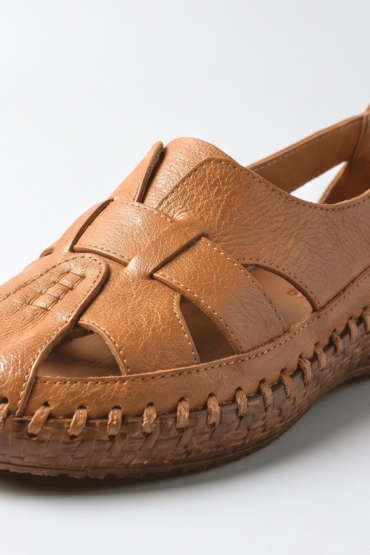 Platform Sandals, fabric detail