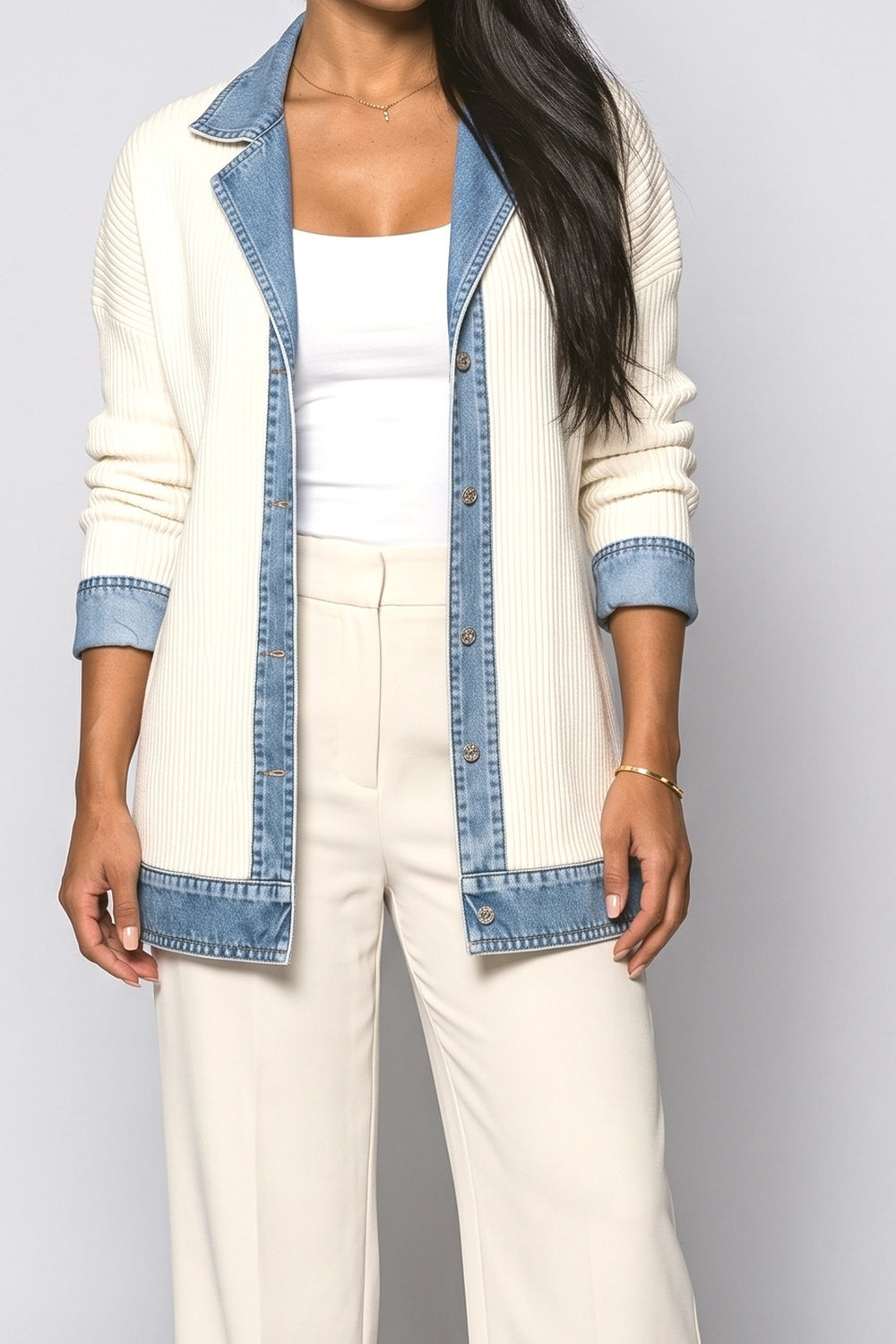 Knit Cardigan, fabric detail