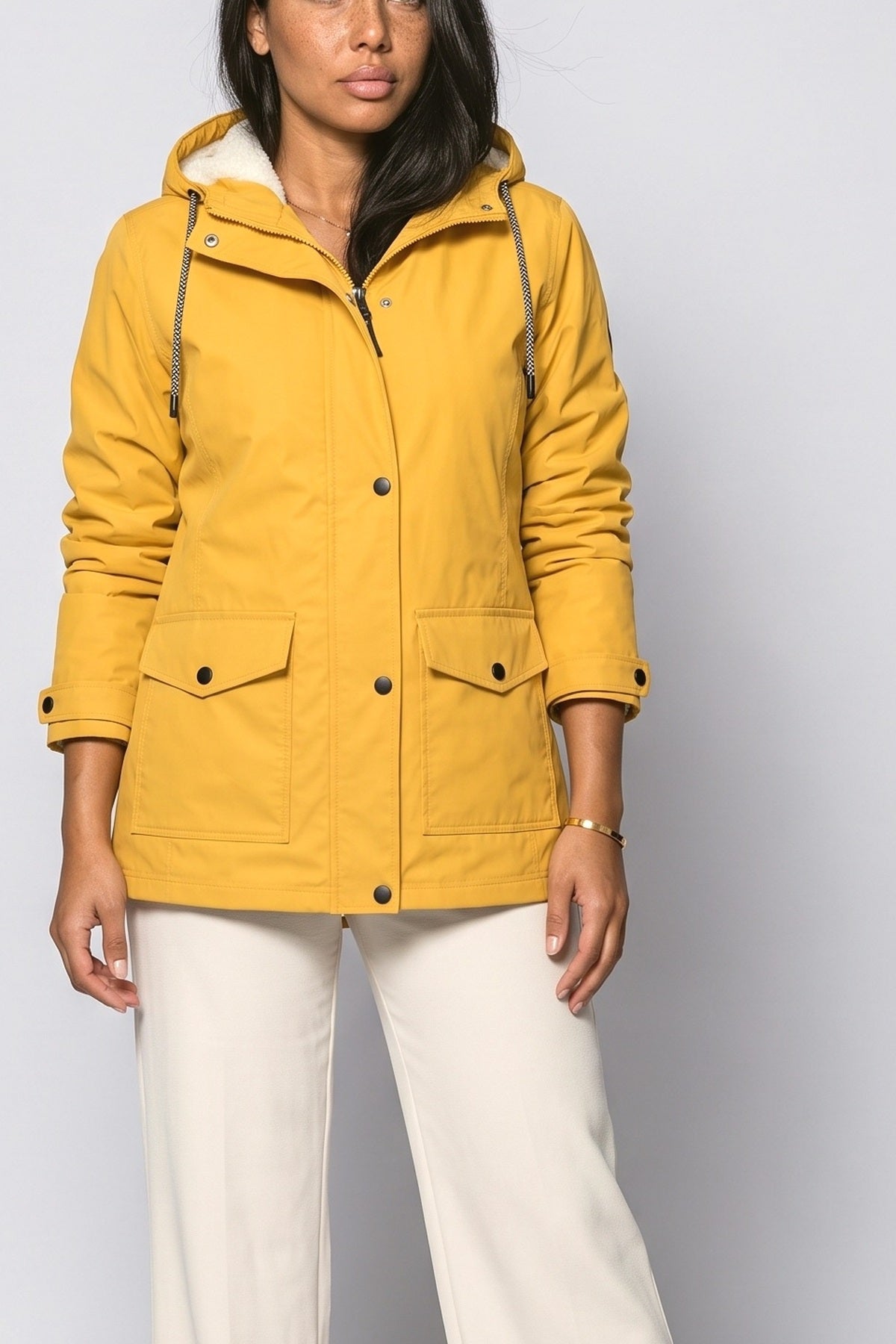 Winter Coat, fabric detail