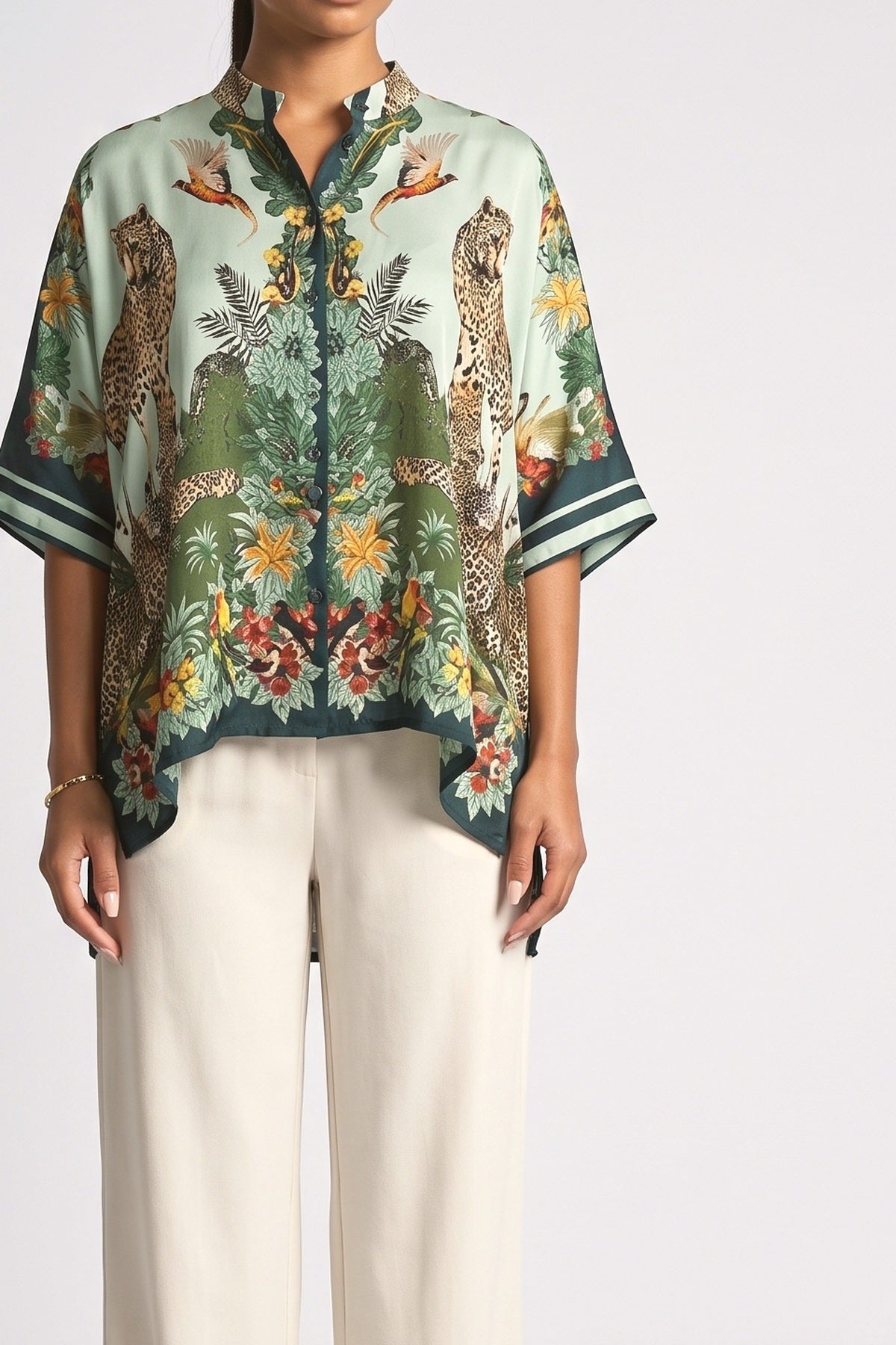 Batwing Sleeve Top, fabric detail
