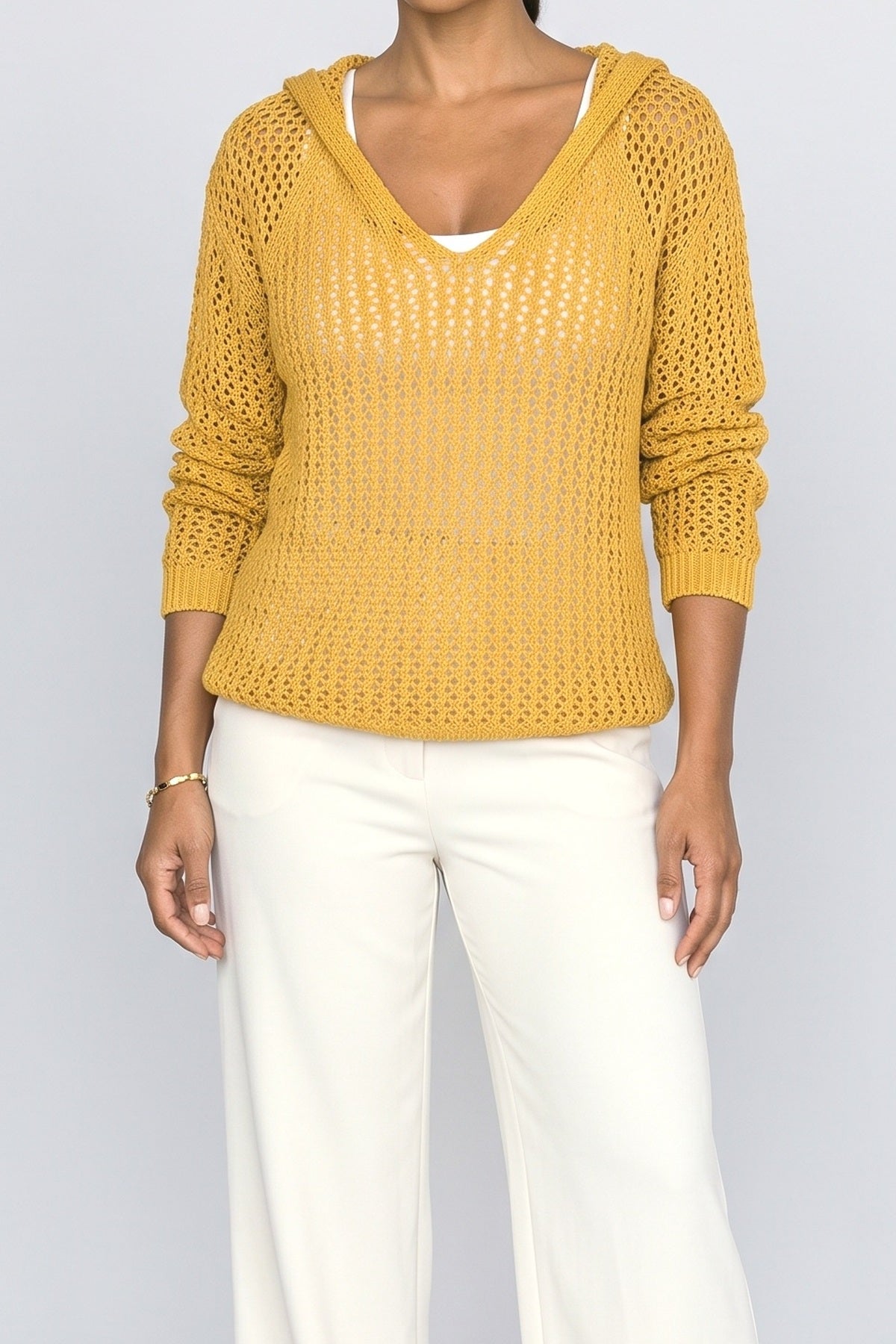 Knit Pullover Sweater, fabric detail