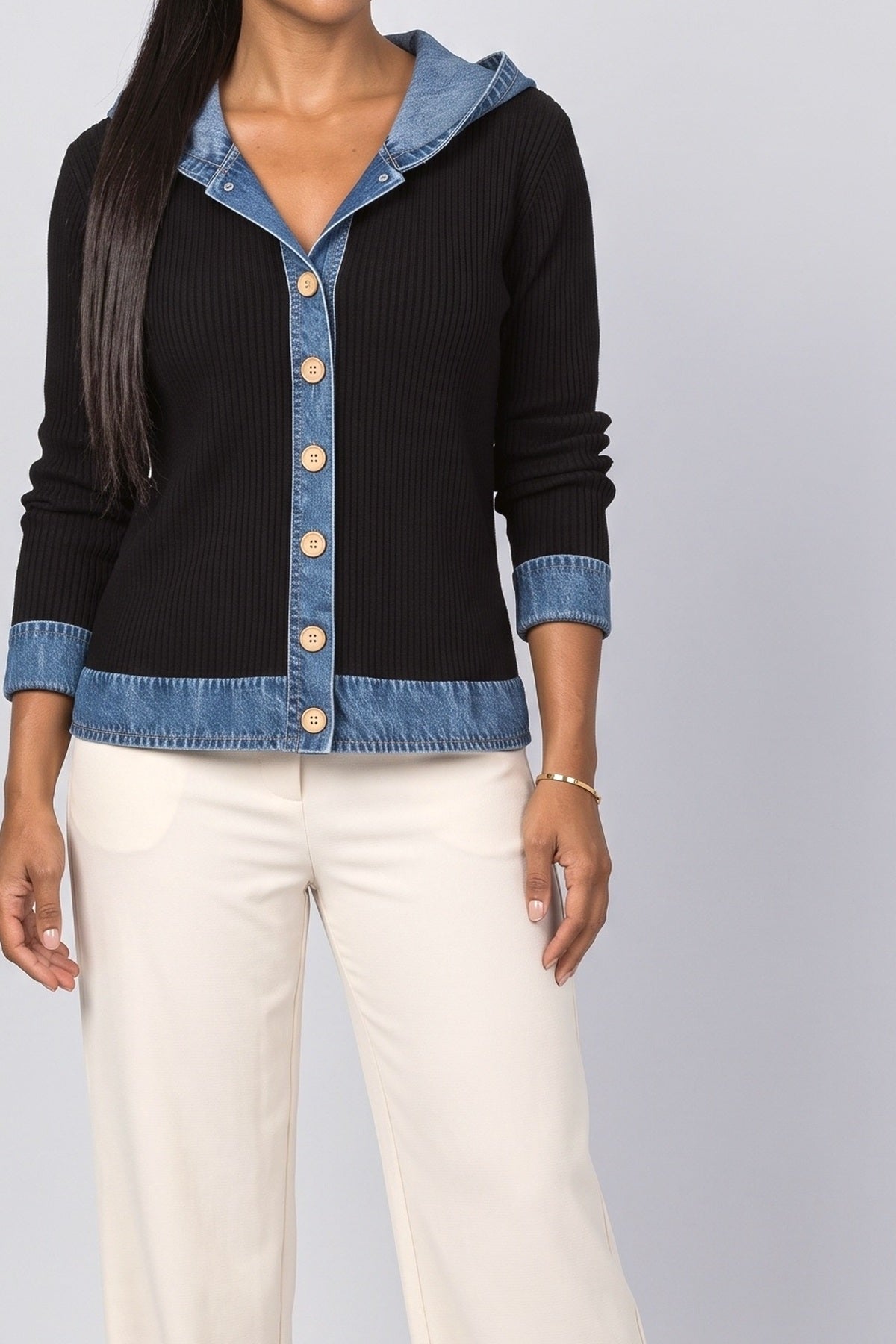Knit Cardigan, fabric detail