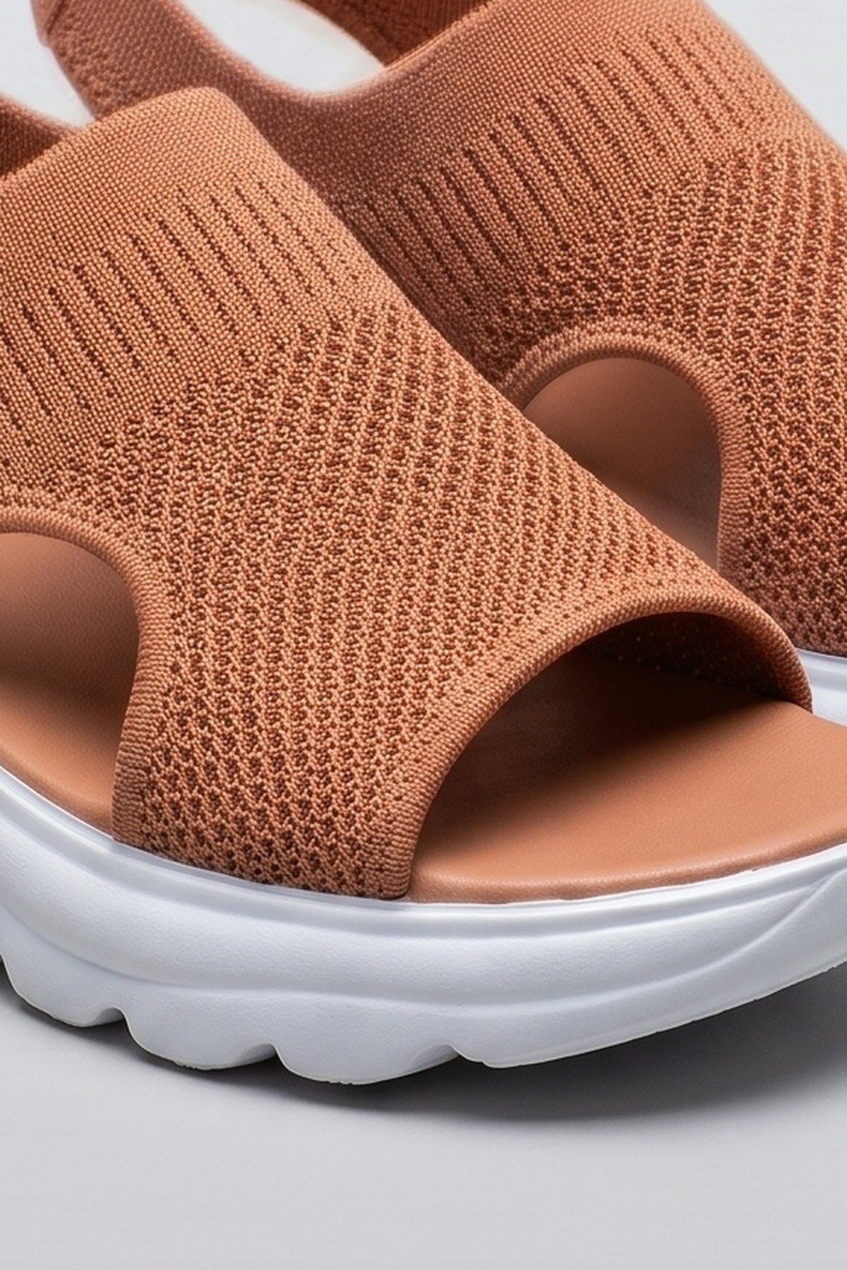 Platform Sandals, fabric detail