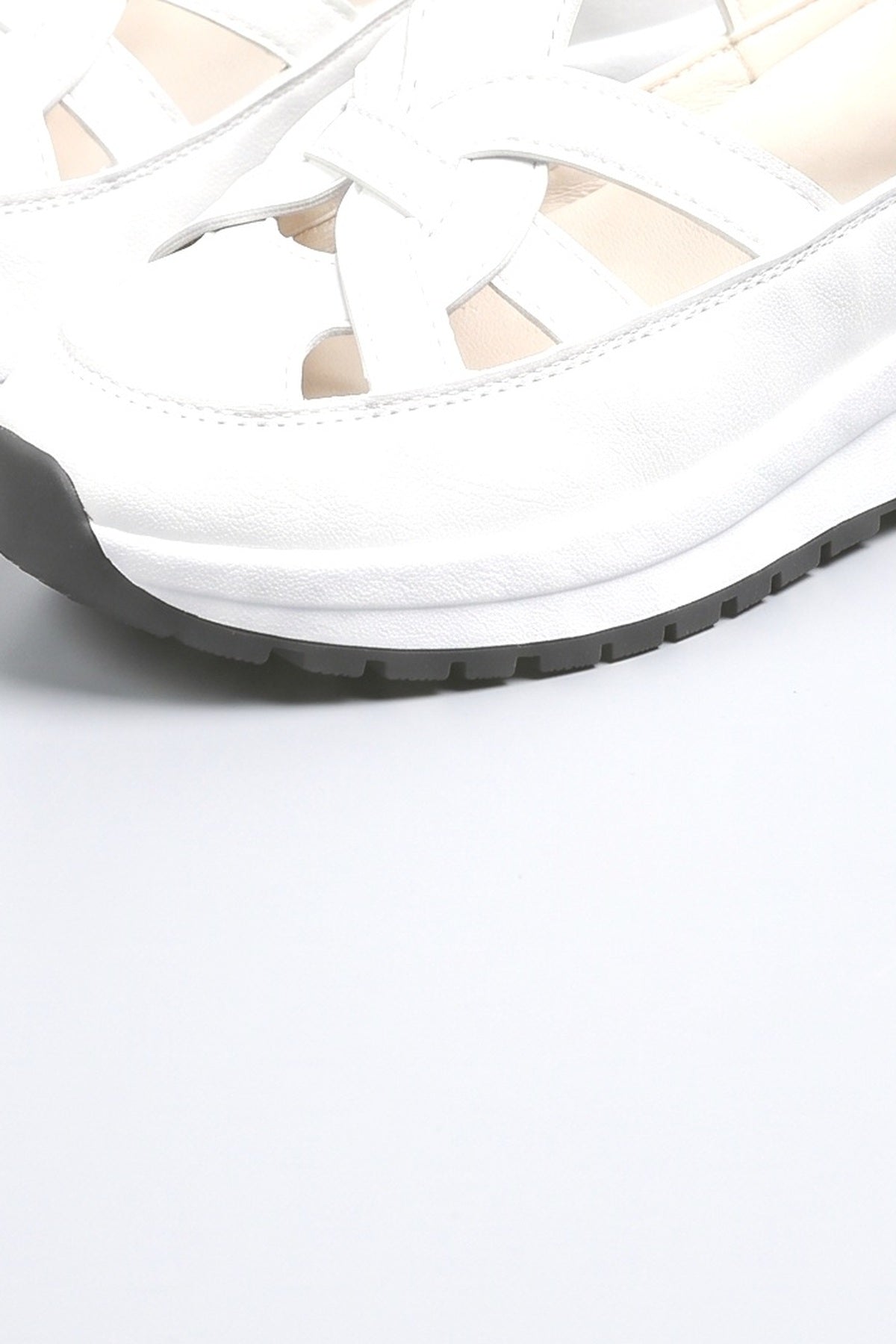 Platform Sandals, fabric detail