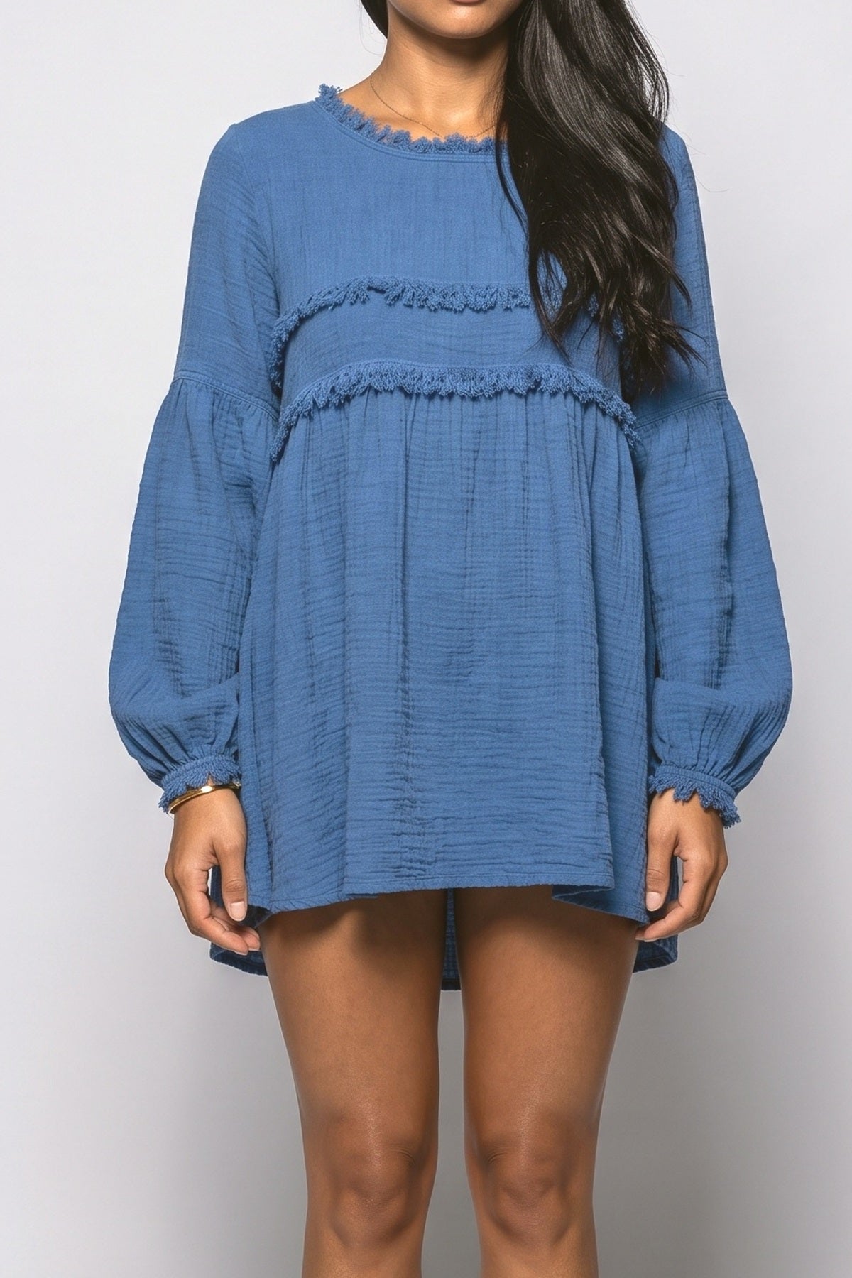 Pleated Blouse, fabric detail