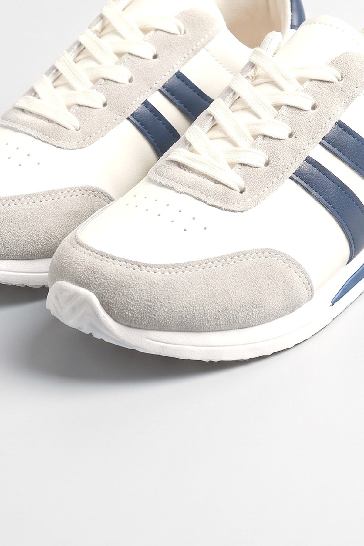 Striped Chunky Sneakers, fabric detail