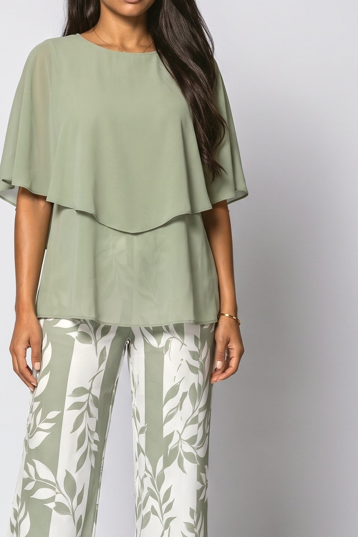 Flowy Two Piece Outfit, fabric detail