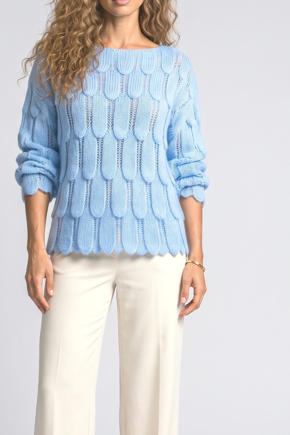 Knit Oversized Sweater, fabric detail