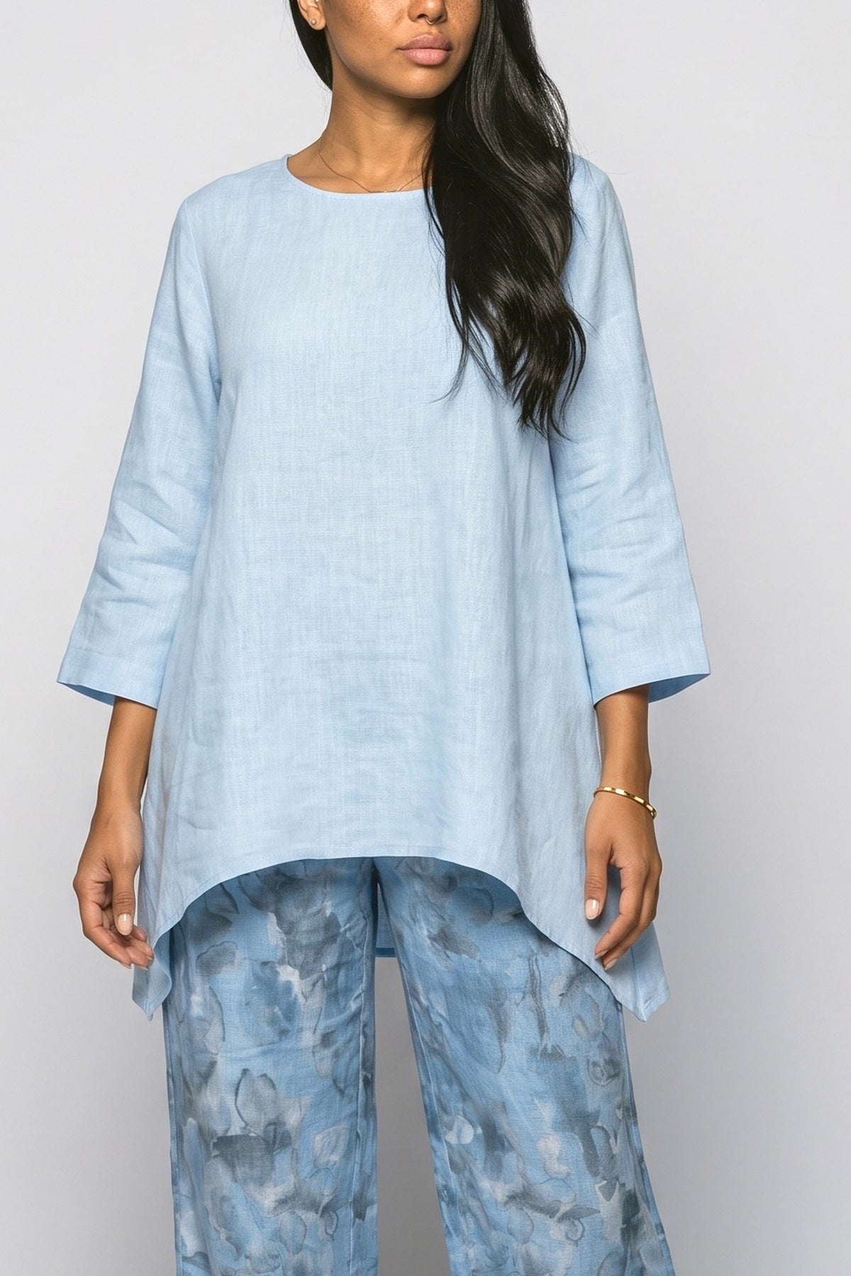 Linen Two Piece Outfit, fabric detail