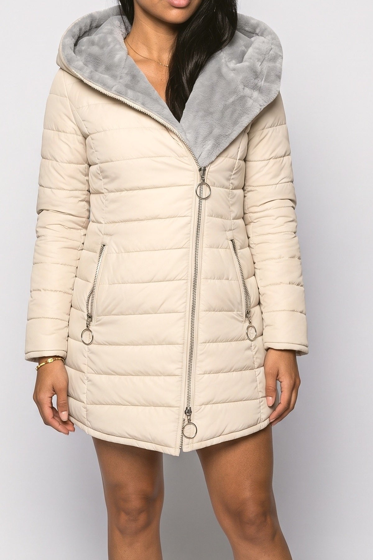 Winter Coat, fabric detail