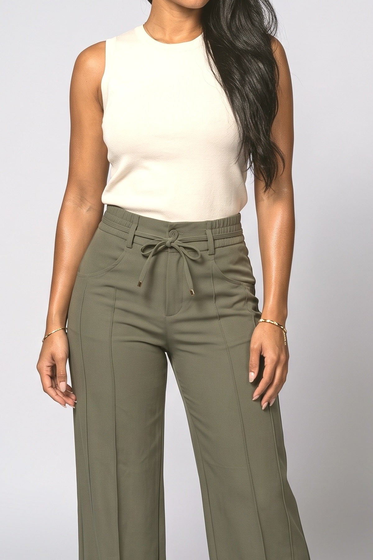 Wide Leg Pants, fabric detail