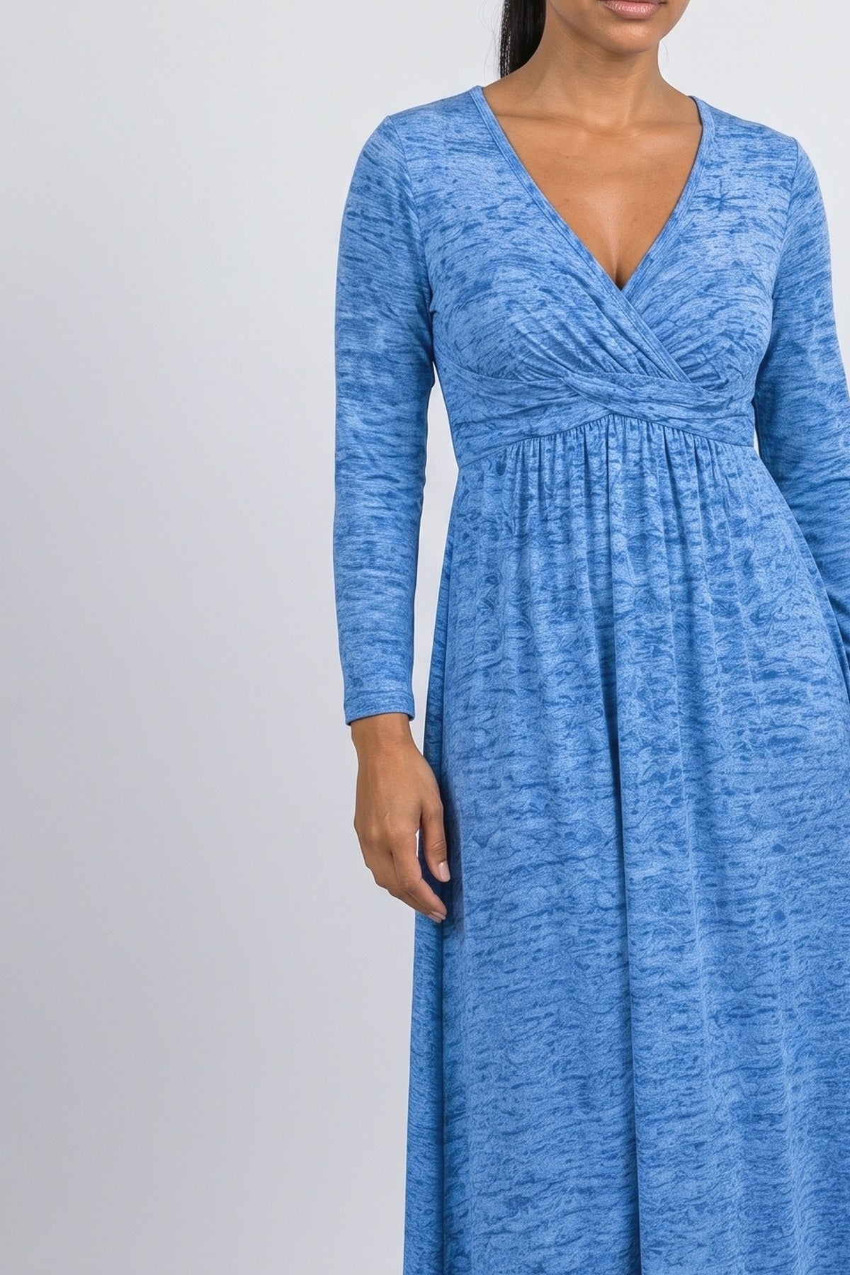 Wrap Midi Dress, fabric detail