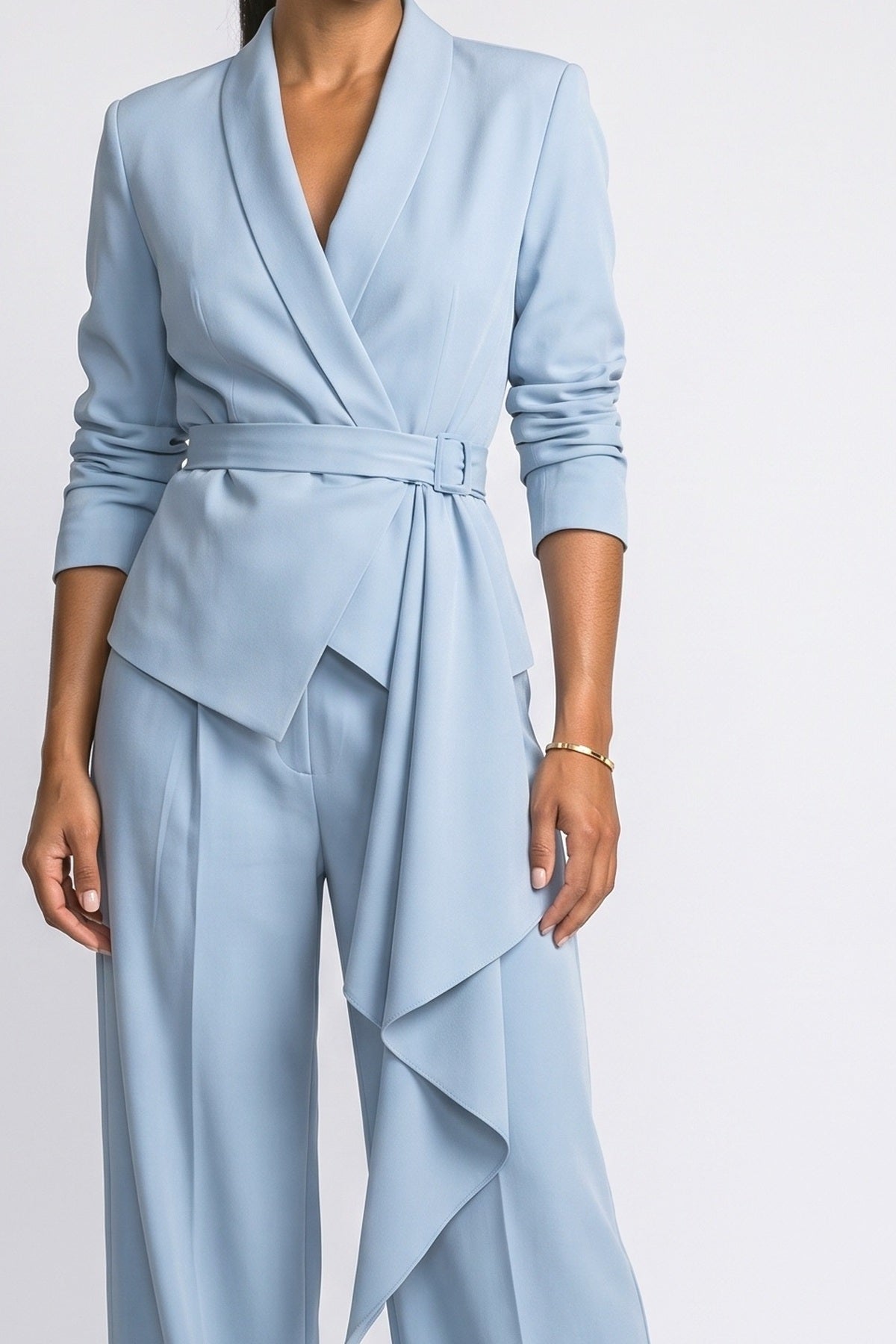 Wrap Matching Set Women, fabric detail
