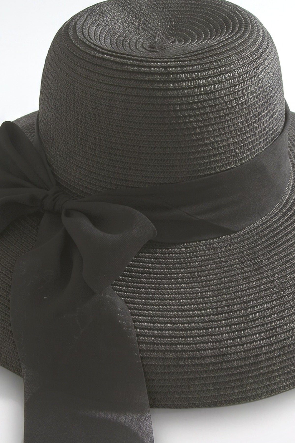 Vacation Style Basin Hat Straw Hat, fabric detail