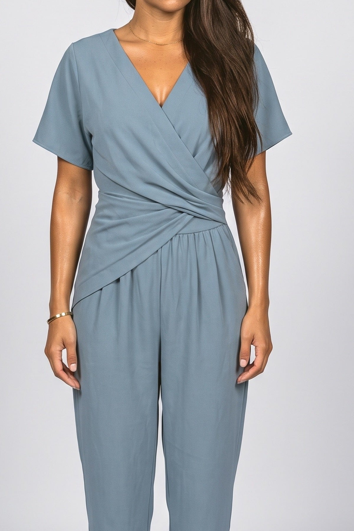 Wrap Jumpsuit, fabric detail