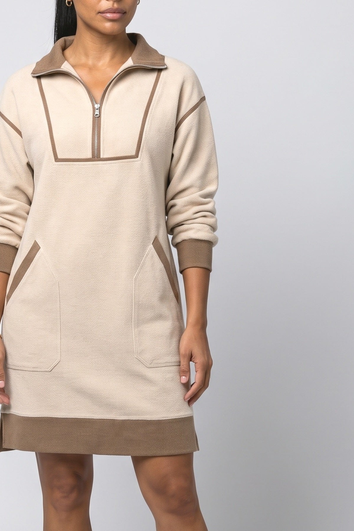 Ribbed Summer Dress, fabric detail
