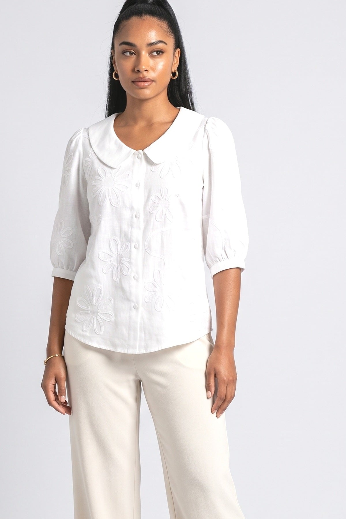 Blouse, fabric detail