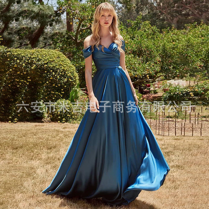 Satin Corset Bridesmaid Dress
