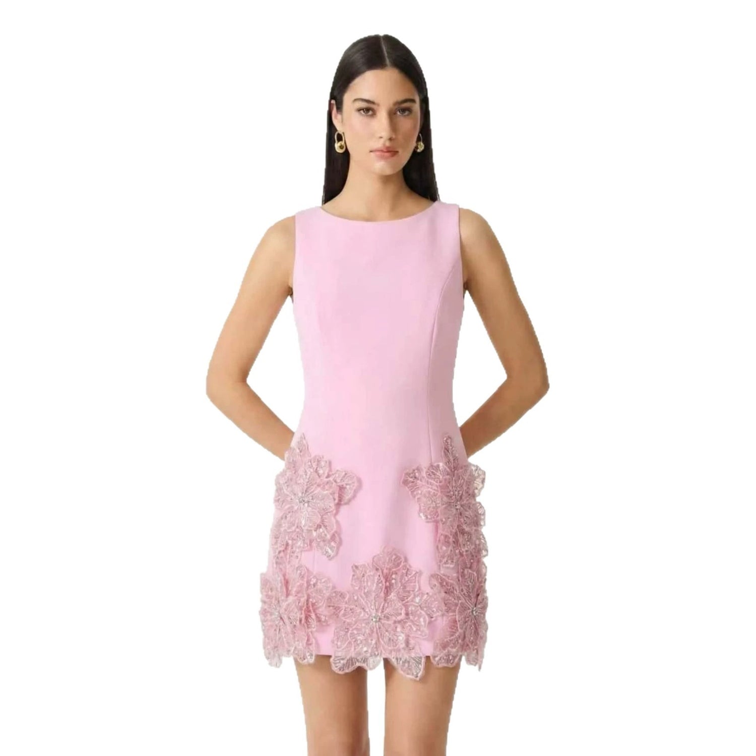 White Sleeveless Short Homecoming Dress