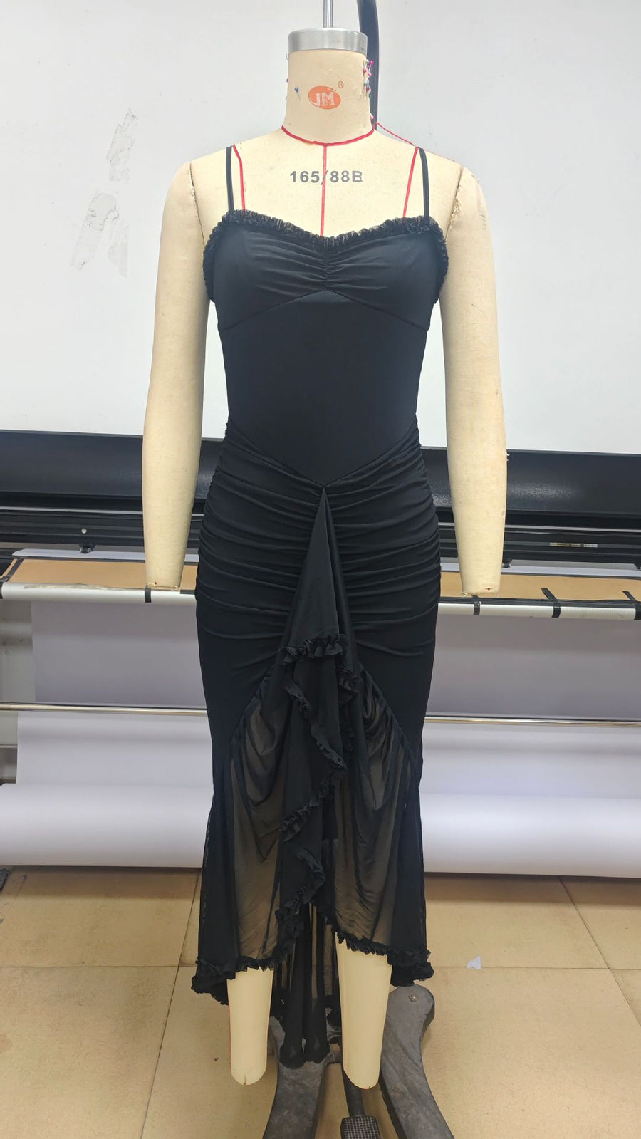 Spaghetti Strap Sleeveless Long Prom Dress