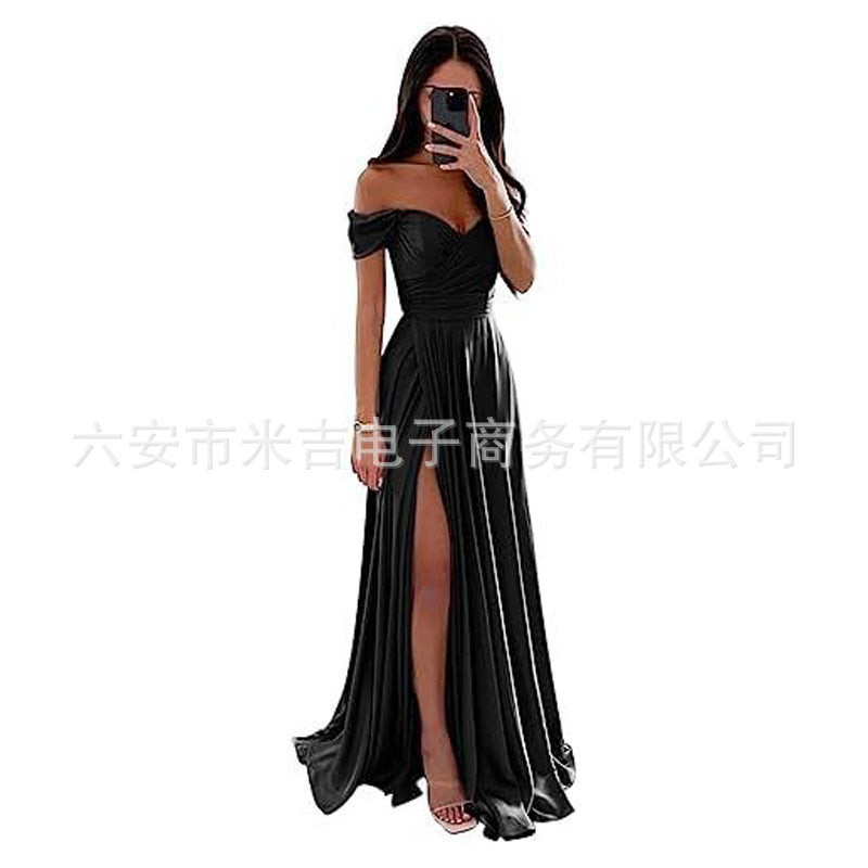Satin Corset Bridesmaid Dress