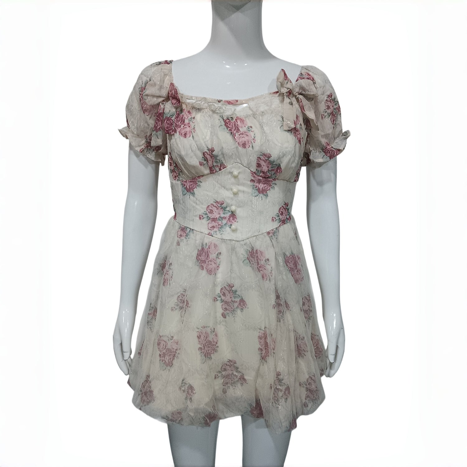 Pink Chiffon Short Homecoming Dress