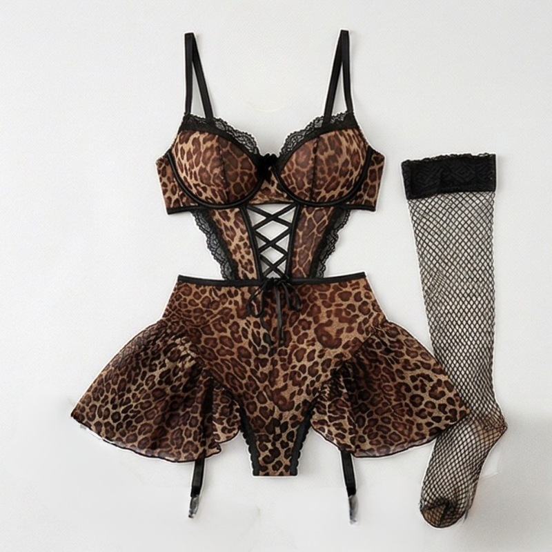 Lace Corset Nightgown