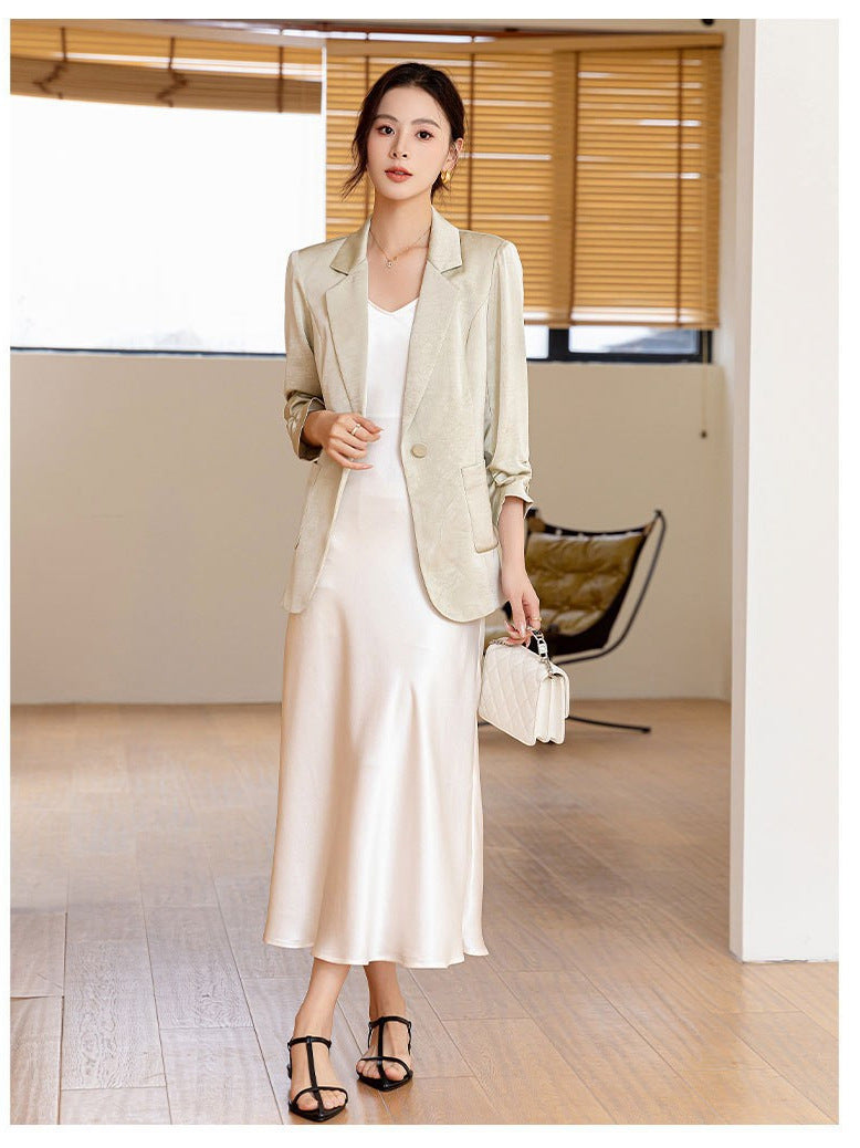 Satin Wedding Guest Dress
