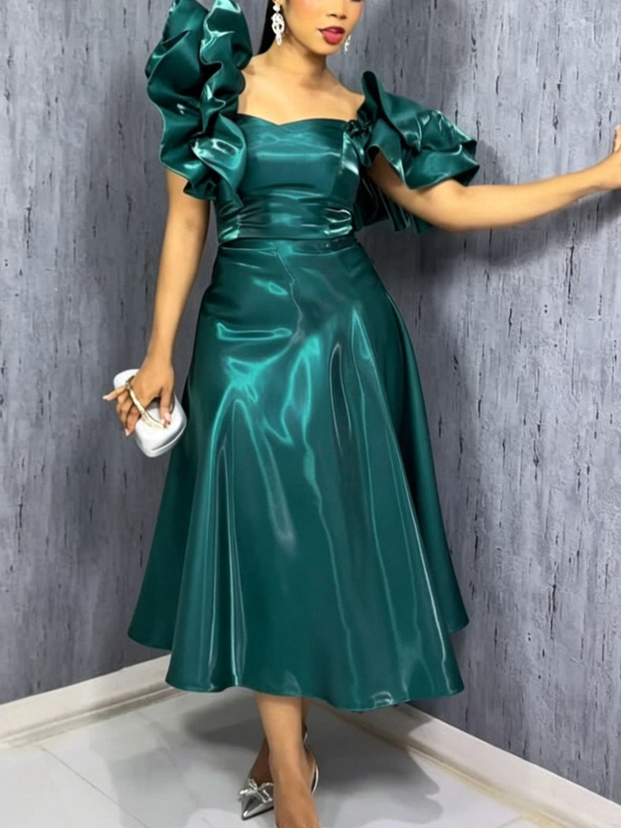 Emerald Wedding Guest Dress