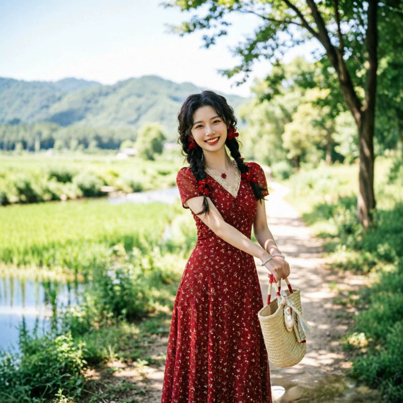 Red Evening Plus Size Formal Dress