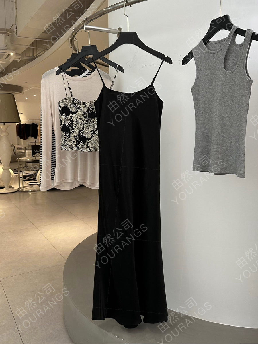 Satin Crepe Wedding Guest Dress