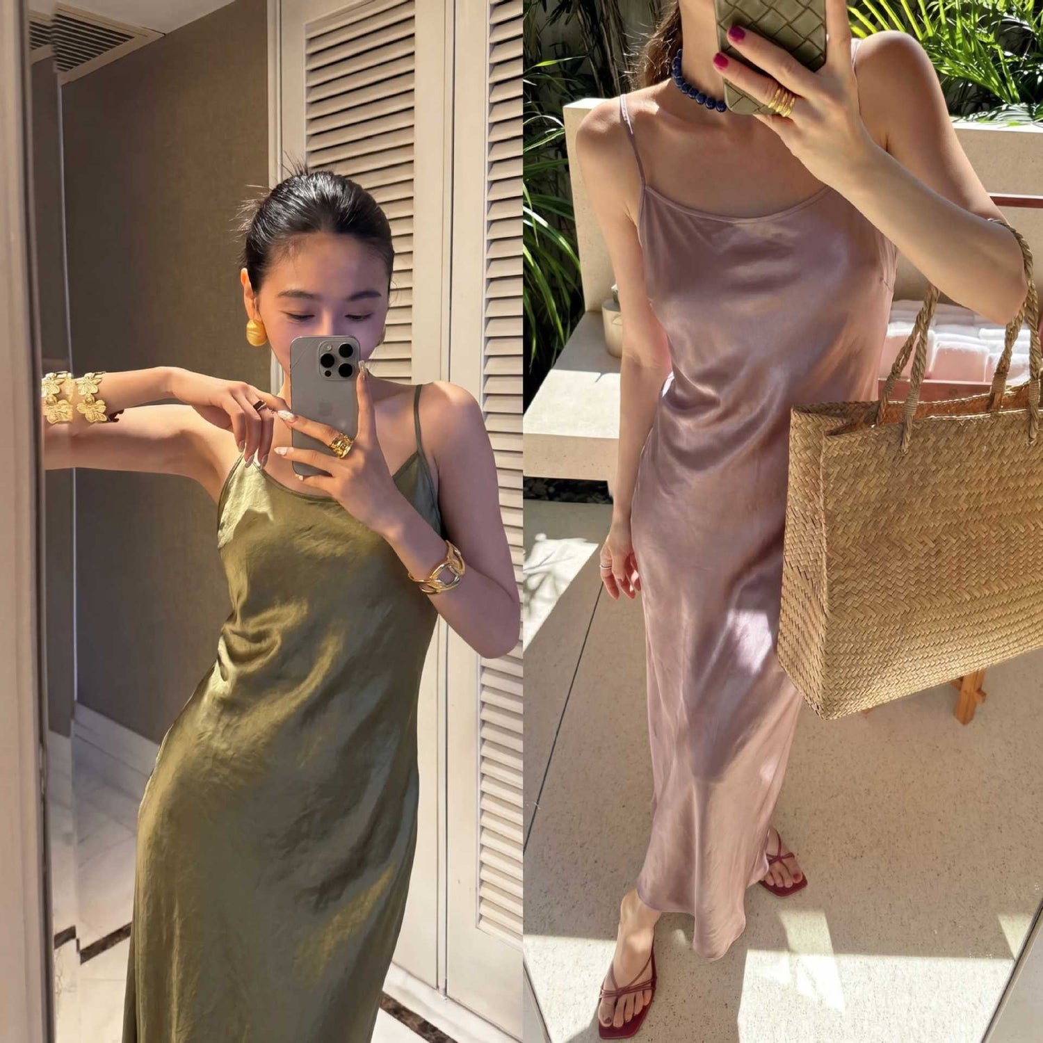 Satin Crepe Wedding Guest Dress