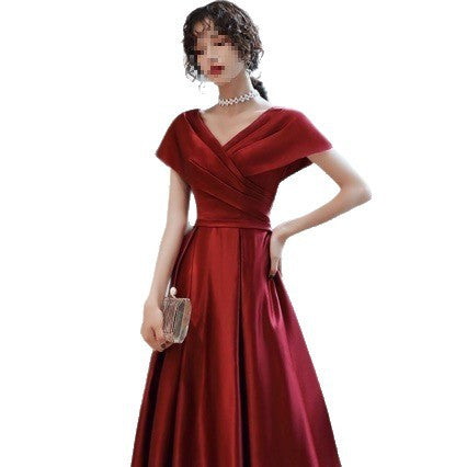 Burgundy Bridesmaid Dress