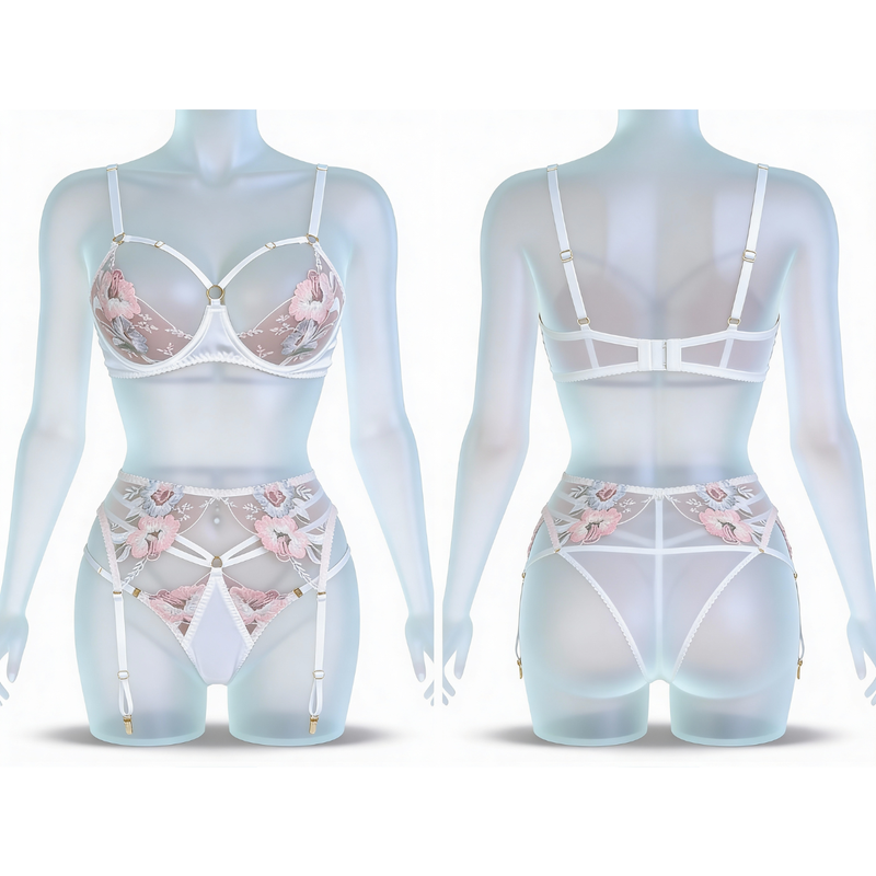 Floral Lingerie Set