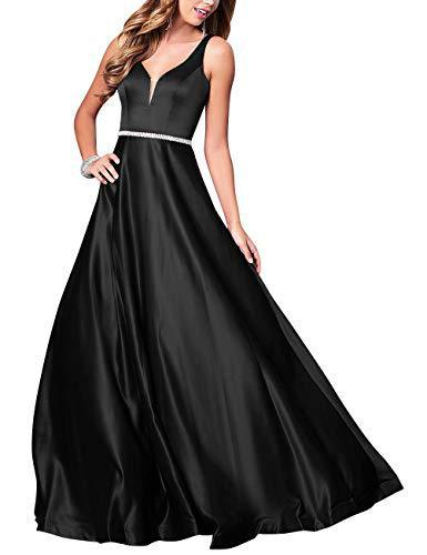 Satin Beaded Bridesmaid Dress