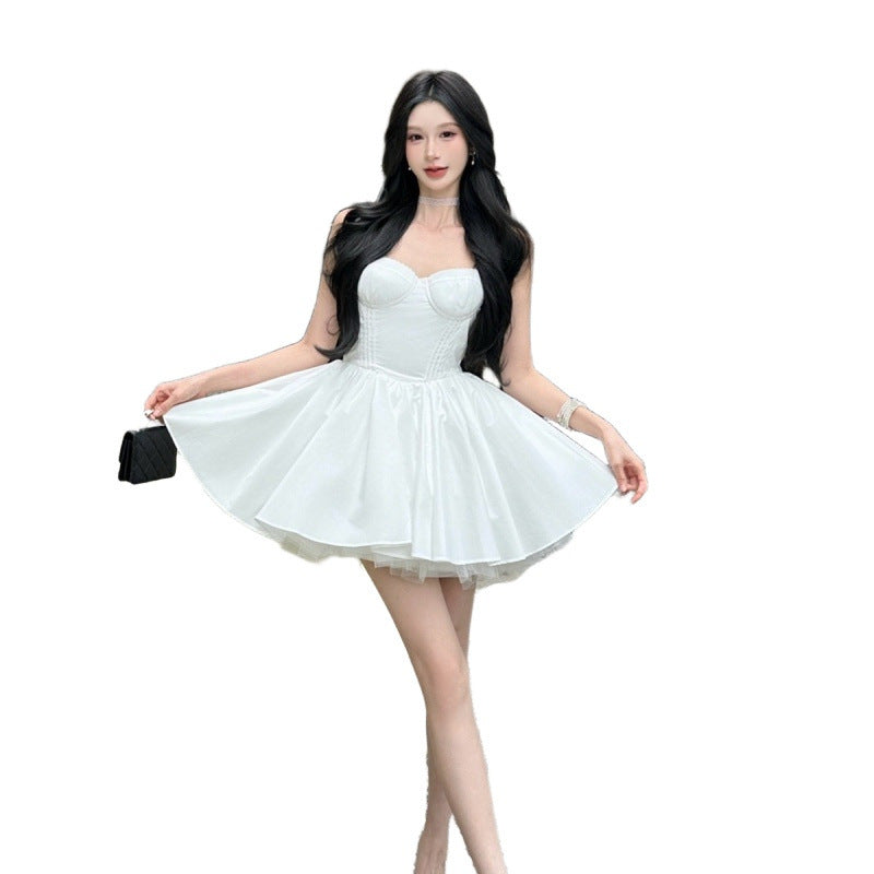 Spaghetti Strap A-Line Short Homecoming Dress