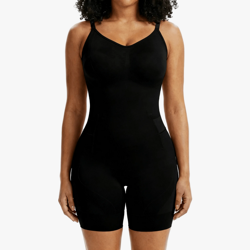 Black Sculpting Shapewear Bodysuit