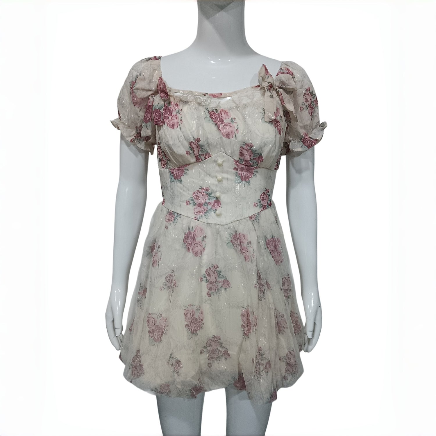 Pink Chiffon Short Homecoming Dress